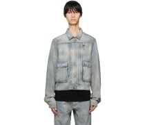 Blue Washed Denim Jacket