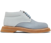 Blue 'Les Chaussures Bricolo' Lace-Up Work Boots