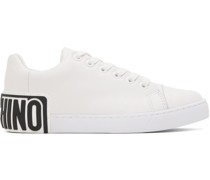 White Maxi Logo Sneakers