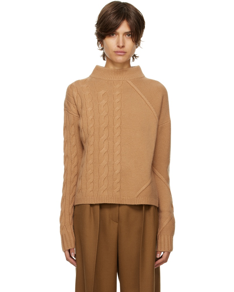 Max Mara Damen Tan Accordo Sweater