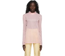 Transparent Mesh Turtleneck