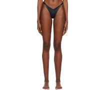 Black Clip Bikini Bottoms