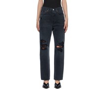 Black 90's Straight Jeans