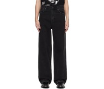Black 'Dust And Grit' Jeans