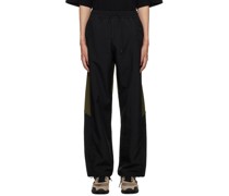 Black Vector Track Pants