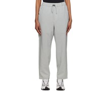 Gray Poplin Trousers