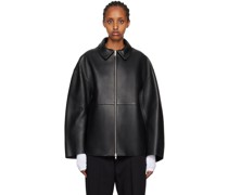 Black Doublé Leather Jacket