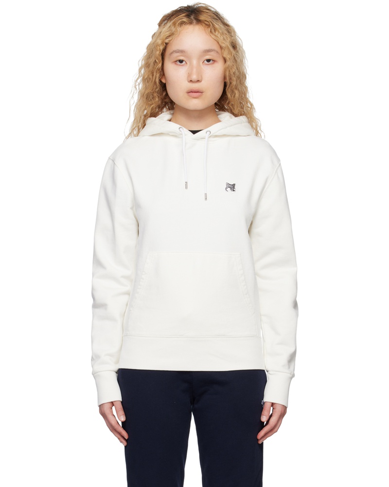 Kitsuné Damen Off-White Fox Head Hoodie