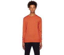 Orange Crewneck Sweater