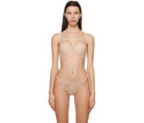 Beige Padded Bra