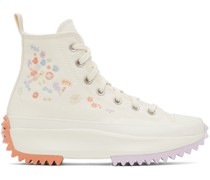 Off-White Run Star Hike Floral Sneakers