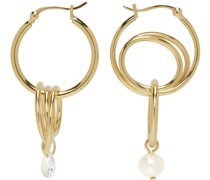 Gold Stream Earrings
