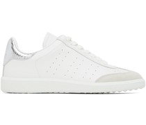 White & Silver Bryce Sneakers
