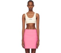 Off-White Cropped Tank Top