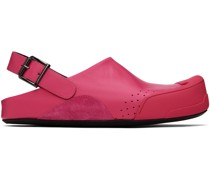 Pink Fussbett Sabot Sandals