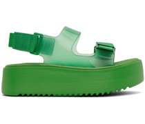 Green Brave Papete Platform Sandals