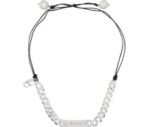 Brown & Silver 'Forever' Necklace