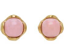 SSENSE Exclusive Gold Opal Stud Earrings