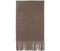Gray Wool Scarf