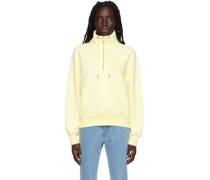 Yellow Ami de Cœur Half-Zip Sweatshirt