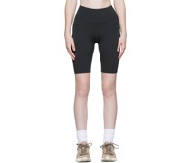 Black Seamless Bike Shorts