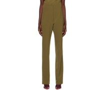 Taupe Bootleg Trousers