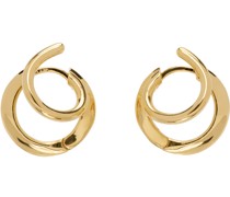 Gold Stellar Hoop Earrings