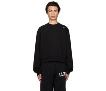 SSENSE Exclusive Black Embroidered Sweatshirt