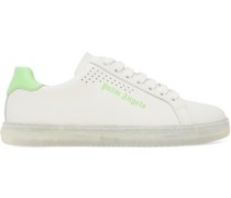 White & Green Palm One Sneakers