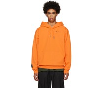 Orange Cotton Hoodie