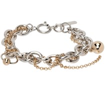 SSENSE Exclusive Silver & Gold Lewis Bracelet