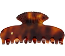 Tortoiseshell Small Fan Shell Claw Hair Clip