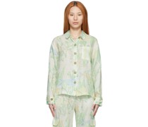 Beige Mita Watercolor Shirt