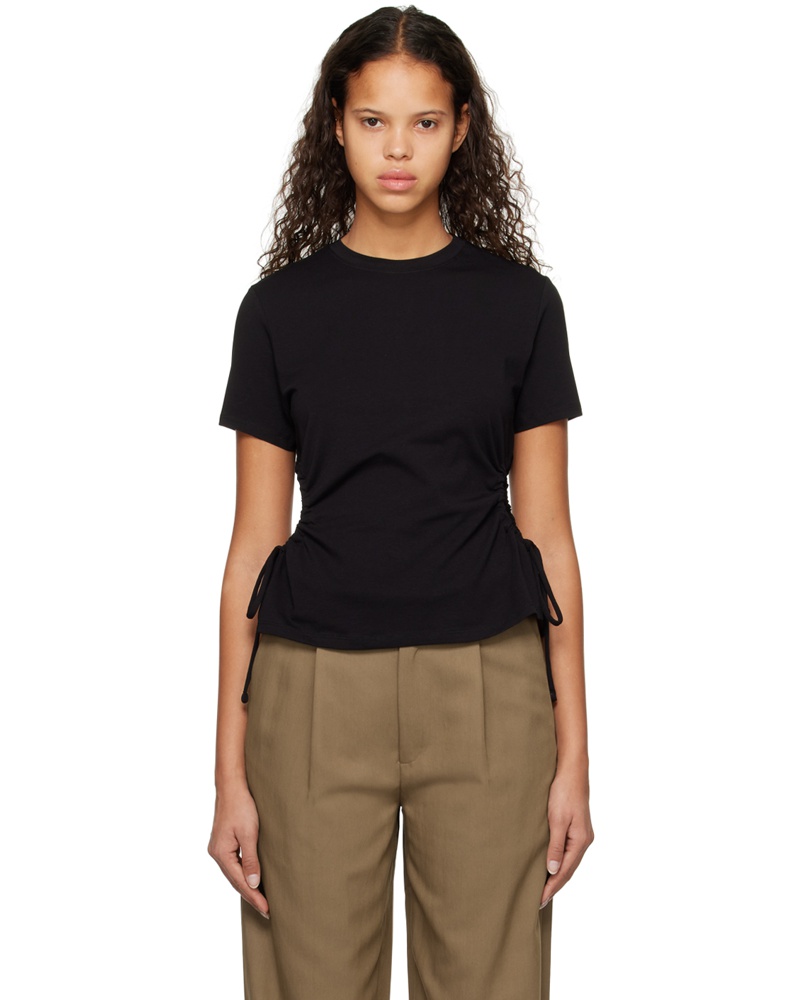 Proenza Schouler Damen Black White Label Slit T-Shirt