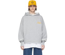 SSENSE Exclusive Gray Scribble Hoodie