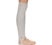 Gray Guenda Leg Warmers