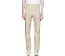 Beige Airbag Trousers