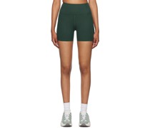 Green High-Rise Shorts