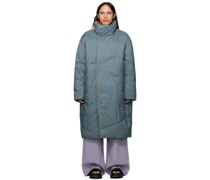 Gray & Khaki Blanks Reversible Coat