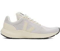 Off-White & Beige Marlin V-Knit Sneakers