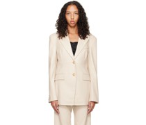 Off-White Hathi Vegan Leather Blazer
