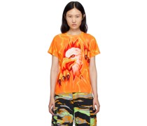 Orange Airbrush T-Shirt