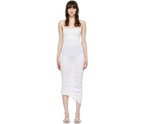 White Cotton Midi Dress