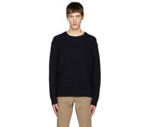 Navy Lamar Crewneck