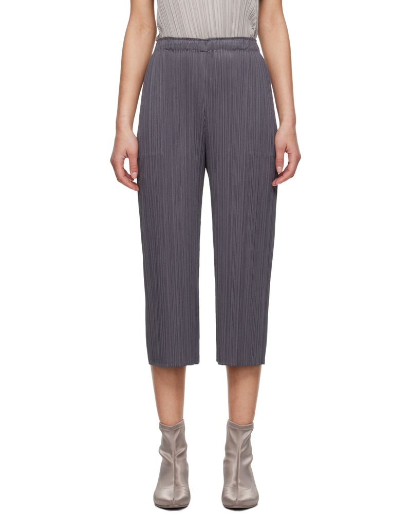 Issey Miyake Damen Gray Monthly Colors May Trousers