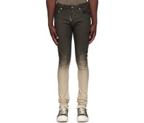 Black & Off-White Tyrone Jeans