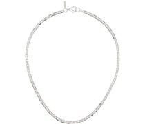 Silver Classic Anchor Chain Necklace