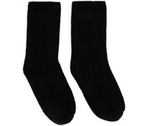 Black Buckle Socks