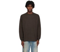 Brown Rugby Long Sleeve T-shirt