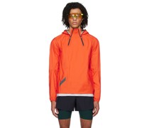 Orange Trail Rain Jacket